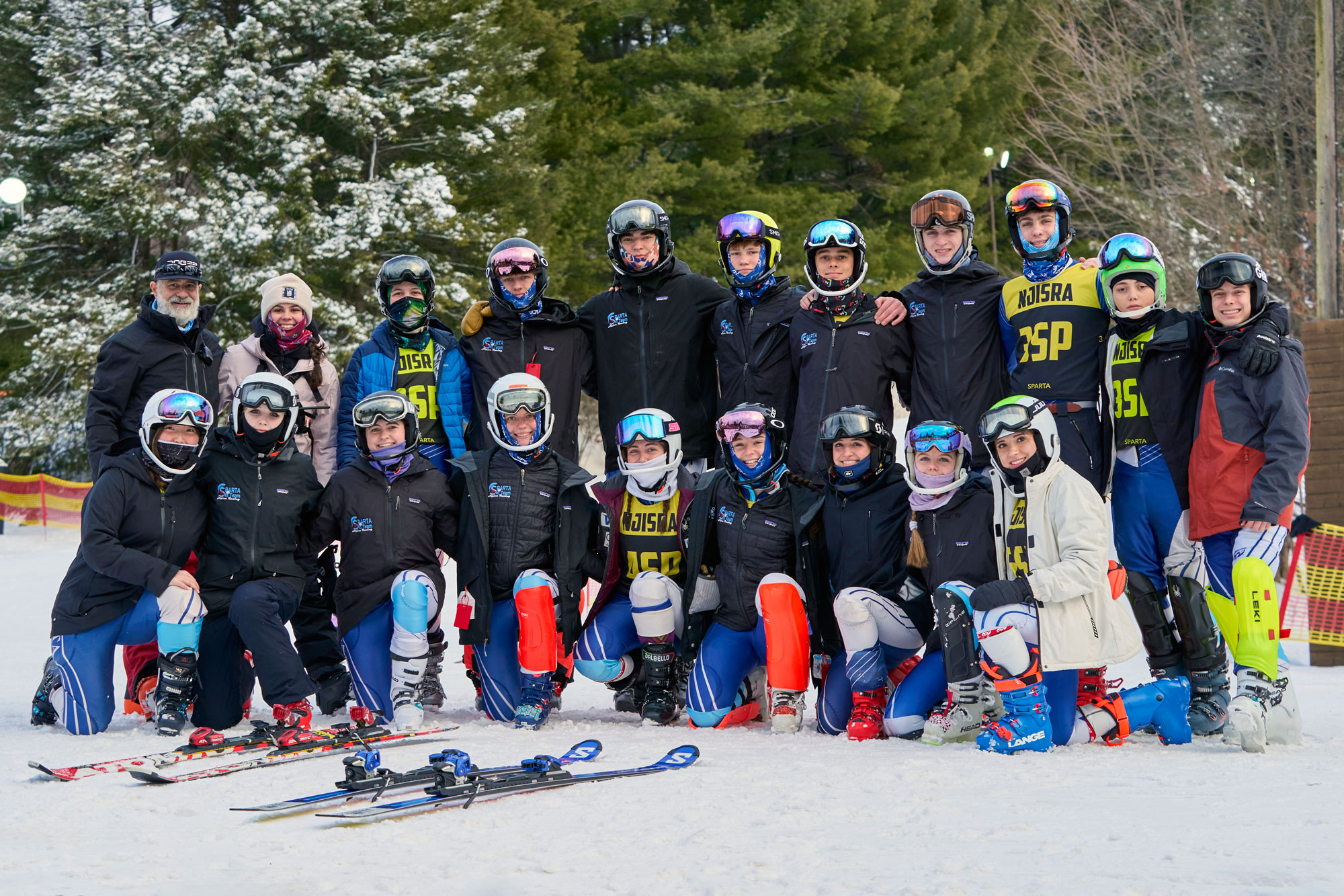 2024-25 Sparta Ski Team Photo