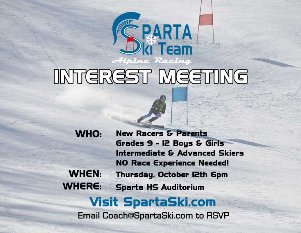 Ski Team Interest Meeting Oct 12th 6pm Ski Team Interest Meeting Oct 12th 6pm