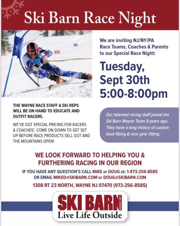 2025 Ski Barn Race Night